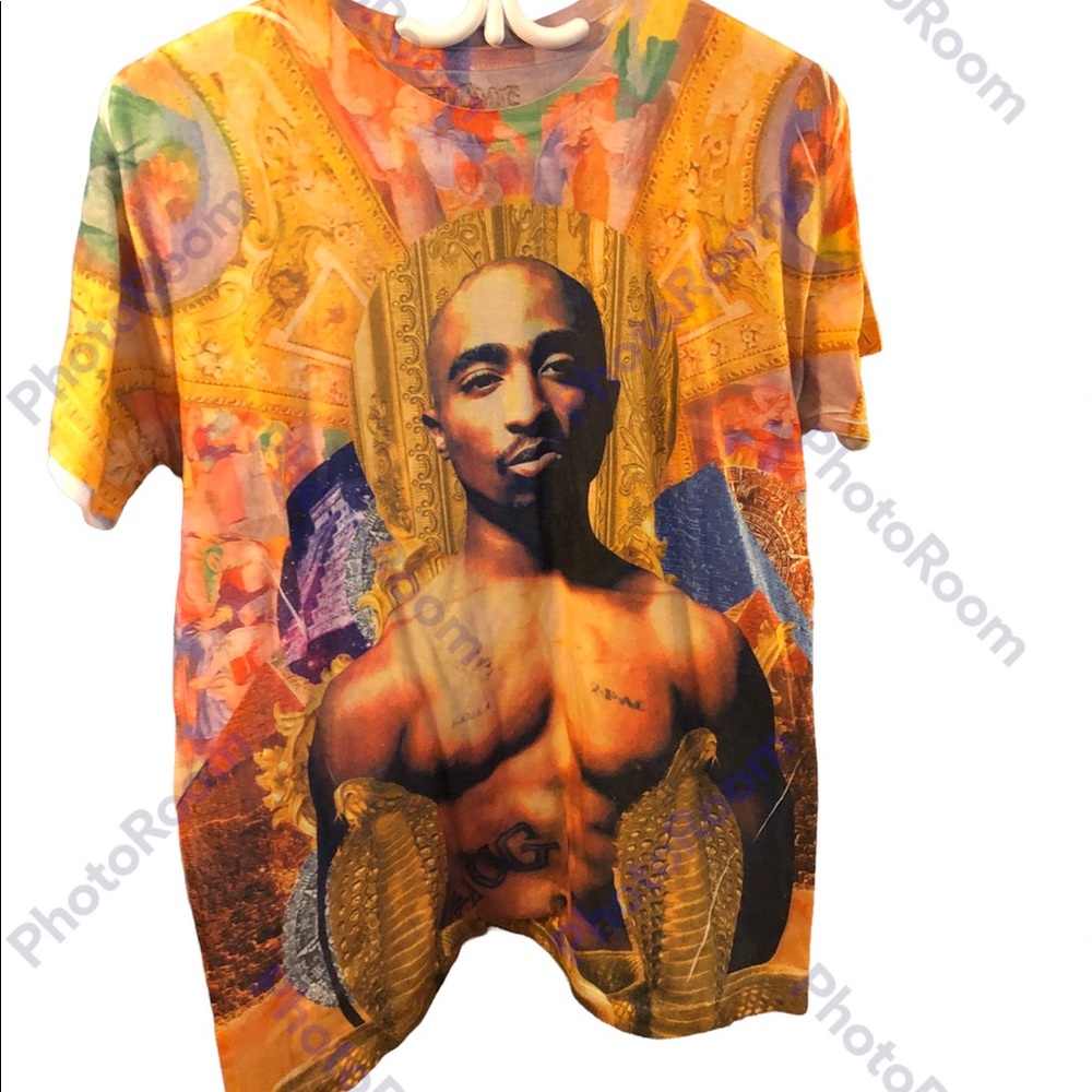 Unique Tupac Shakur Tee T-Shirt Ladies L 2014 Tupac brand